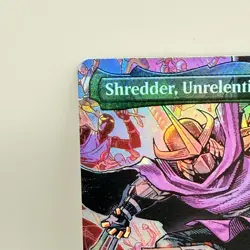 Magic The Gathering Shredder Unrelenting 0210 TMNT Secret Lair Rainbow Foil MTG - Image 3