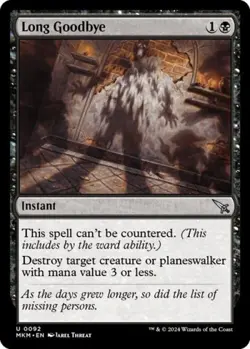 Long Goodbye -Foil Near Mint MTG Murders at Karlov Manor - Image 1