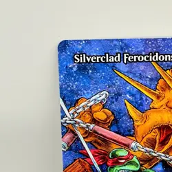 MTG Silverclad Ferocidons Foil Secret Lair TMNT Raphael Peter Laird PZA 0009 - Image 4