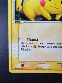 2004 Pokemon Pikachu Reverse Foil 74/112 Fire Red & Leaf Green - Image 4