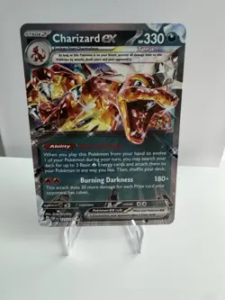 Pokemon Charizard ex 161 Sv: Scarlet & Violet Promo Holo EX 330 HP - Image 1