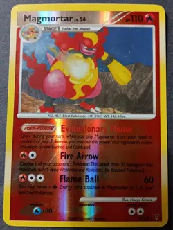 Pokemon - Magmortar 6/147 - Platinum Supreme Victors - Reverse HOLO Rare - LP - Image 1