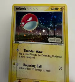 2006 POKEMON EX LEGEND MAKER VOLTORB 68/92 REVERSE STAMPED HOLO LP-M+ - Image 5