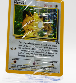 NM Meowth SEALED - Holofoil #10 Black Star Promo Pokemon TCG - Image 2