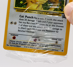 NM Meowth SEALED - Holofoil #10 Black Star Promo Pokemon TCG - Image 4