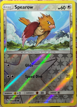 Spearow Reverse Holo - 145/214 - Unbroken Bonds Pokemon 2019 - Image 1