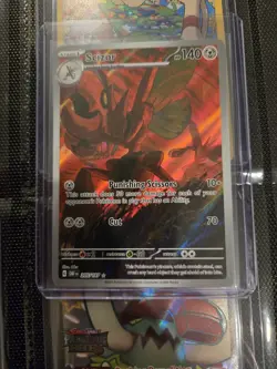 Scizor Pokemon TCG Sv03: 205/197 Pack Fresh Read Description - Image 1
