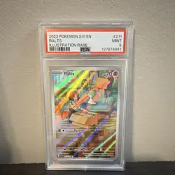 Pokemon Ralts 211/198 SV01 Scarlet & Violet Illustration Rare Holo PSA 9 2023 - Image 1