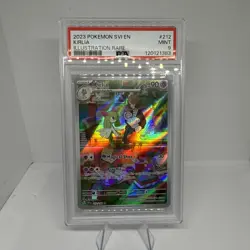 Pokemon Kirlia 212/198 Illustration Rare Full Art Scarlet & Violet PSA 9 - Image 1