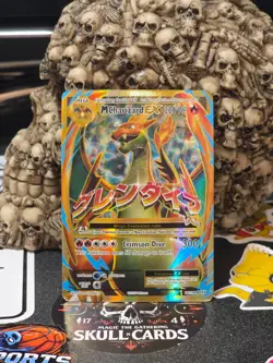 ☠☠ Pokemon M Charizard EX (Full Art) 101/108 Evolutions Holo - Image 1