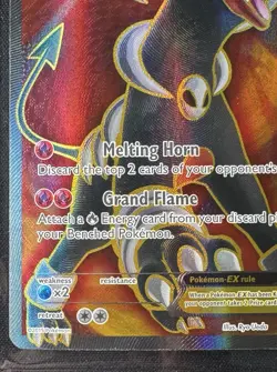 Houndoom EX 153/162 - 2015 Pokemon XY Breakthrough - Full Art Ultra Rare - LP - Image 4