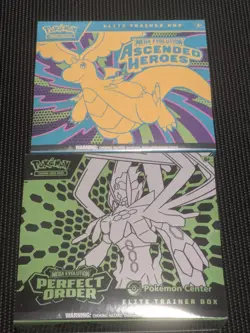 1x Perfect Order Pokemon Center ETB 1x Ascended Heroes ETB - Image 1