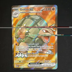 Pokemon Golem EX Sv: Scarlet & Violet 151 189/165 330 HP Ultra Rare Holo English - Image 1