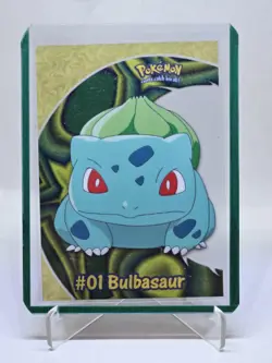 Pokemon Card Squirtle/Bulbasaur 2000 Topps TV Animation Acetate #07/#01 - Image 3