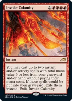 Invoke Calamity - Near Mint MTG Kamigawa: Neon Dynasty - Image 1