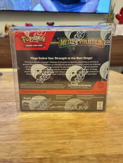 Pokemon TCG Mega Evolution Enhanced Booster Box SEALED + Plastic Protective Case - Image 2