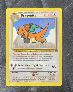 Pokemon TCG Dragonite Black Star Promo 5 HP - Image 1