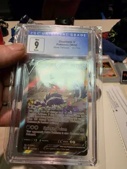 ERROR Pokemon TCG Silver Tempest Skuntank v Alt Art 181/195 CGC 9 - Image 2