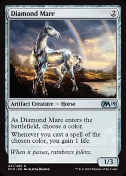 Diamond Mare - Near Mint MTG Magic 2019 Core Set - Image 1
