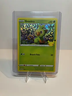 Grookey - McDonald's 25th Anniversary Promos 8/25 2021 Holo LP Pokemon TCG - Image 1