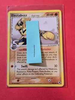 2006 Pokemon EX Dragon Frontiers #29 Electabuzz DS, UC, NF/H, cd1 - Image 3