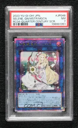 Selene Queen of the Master Magicians Japanese YuGiOh Rarity Collection PSA 7 - Image 1