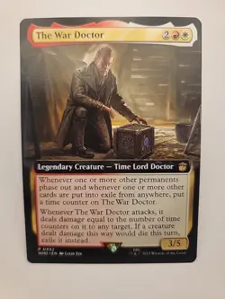 The War Doctor 452 Extended Art MtG Universes Beyond: Doctor Who Rare Regular - Image 1