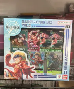 One Piece Bandai Illustration Box Vol 3 Sealed Monkey D Luffy Booster Packs - Image 1