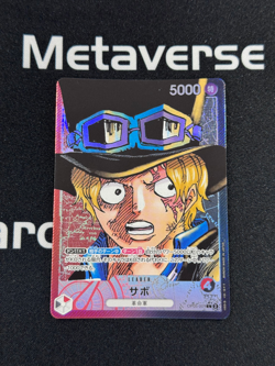 2023 Bandai One Piece Awakening of the New Era Sabo OP05-001 Alt Art Leader - Image 1