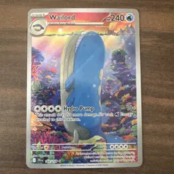 Wailord IR 162/159 JTG S&V ENG Journey Together NM Pokemon Card TCG - Image 1