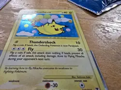 Pokemon Card - Flying Pikachu - Rising Rivals 113/111 Secret Rare HOLO - Image 5