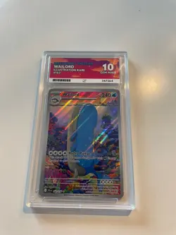 Pokemon TCG Wailord Journey Together Illustration Rare Card 162/159 Ace 10 - Image 4