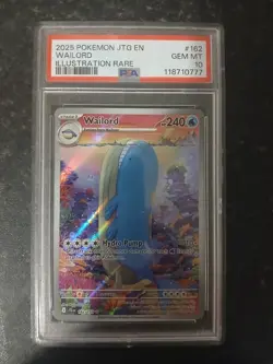 Pokemon TCG Wailord Special Illustration Rare Journey Together 162/159 PSA 10 - Image 1