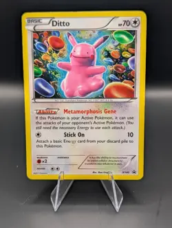Pokemon TCG Ditto Black Star Promo XY40 Holo Card LP Condition - Image 1