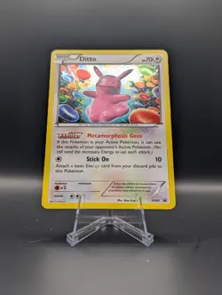Pokemon TCG Ditto Black Star Promo XY40 Holo Card LP Condition - Image 2