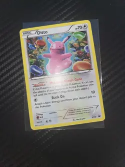 Pokemon TCG Ditto Black Star Promo XY40 Holo Card LP Condition - Image 3