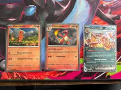 Pokemon Center TCG Scorching Charizard Premium Zip Binder with 4 Card Lot - Image 4
