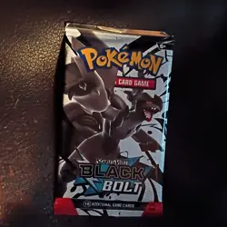 Pokemon Scarlet & Violet Black Bolt Booster Pack 10 Cards - Image 1
