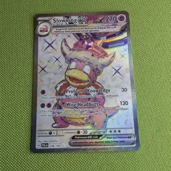 Pokemon TCG Paldea Evolved Slowling EX Ultra Rare Holo Card 238/193 - Image 1