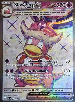 Pokemon TCG Paldea Evolved Slowling EX Ultra Rare Holo Card 238/193 - Image 2