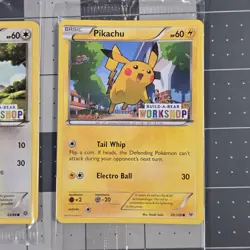 Pokemon Sealed Build A Bear Promo Eevee And Pikachu 63/98 20/108 Cards - Image 3