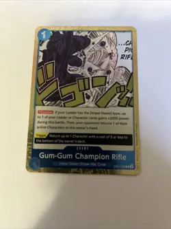 Gum Gum Champion Rifle EB01-028 R Memorial Collection One Piece Card - Image 1