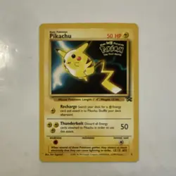 Pokemon Pikachu Kids WB Movie Promo 04/53 Regular 50 HP Basic English Card 1999 - Image 1