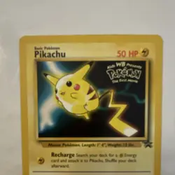 Pokemon Pikachu Kids WB Movie Promo 04/53 Regular 50 HP Basic English Card 1999 - Image 2