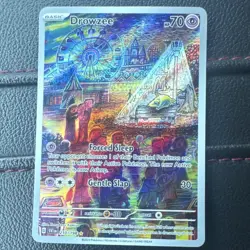 Pokemon Drowzee Illustration Rare Holo Full Art SV01 210/198 Base Set Card - Image 1