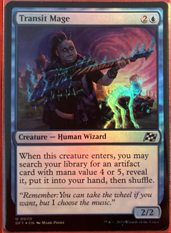 Magic: The Gathering Cards | Transit Mage #70 Aetherdrift - NM Foil - Image 1