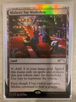 MTG MISHRA'S TOY WORKSHOP H14 2014 HOLIDAY PROMO WIZARDS WPN RETAIL CARD SET - Image 3