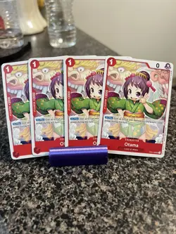 One Piece Card Game Otama OP01-006 Romance Dawn Uncommon English Playset X4! - Image 1