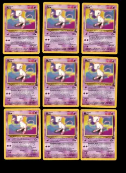 2000 WOTC POKEMON LEAGUE MEW #8 BLACK STAR PROMO LOT OF 50 CARDS UNPLAYED C - Image 2