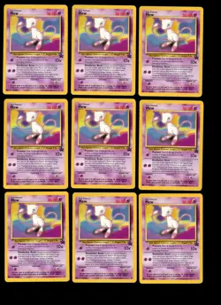 2000 WOTC POKEMON LEAGUE MEW #8 BLACK STAR PROMO LOT OF 50 CARDS UNPLAYED C - Image 4